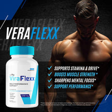 Load image into Gallery viewer, ViraFlexx for Men, ViraFlexx Male Enchantment - Maximum Performance, All Natural Dietary Supplement Extra Strength Pills, ViraFlexx Pro Supports Overall Health, Vira Flexx Reviews (60 Capsules)