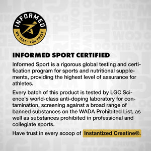 Gains in Bulk Instantized Creatine Monohydrate for Women and Men, Soluble Pre Workout Powder, Supports Muscle Building, Strength and Performance, Bodybuilding Supplements, Unflavored, 30 Servings