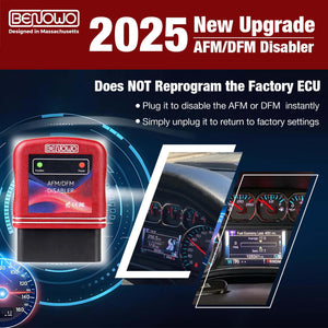 BENOWO AFM Disabler 5.3 Silverado AFM/DFM Disabler Active Fuel Management Disabler for V6 & V8 GM Motors Designed in USA (Chevy Tahoe Camaro Colorado Suburban GMC Sierra Yukon Cadillac Escalade)