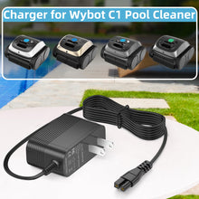 Load image into Gallery viewer, Charger for Wybot Robotic Pool Vacuum Cleaner Power Cord Compatible with Wybot C1 OS7010C Cordless Pool Vacuum Cleaner Adapter Power Supply