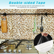 Load image into Gallery viewer, Innconee 12 x 200 Inch Adhesive Tile Mat Double Sided Tape Sheet 16 Sq ft Wide Large Adhesive Tile Setting Mat for Arts Crafts DIY Projects Wall Home Decoration