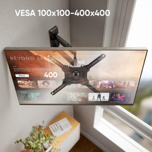 Load image into Gallery viewer, ONKRON TV Wall Mount Bracket Full Motion 32&quot; – 55 Inch LCD LED OLED Flat Screens up to 77 lbs Adjustable Arm Tilt Swivel Rotation VESA up to 400 x 400 mm White M4