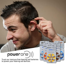 Load image into Gallery viewer, Power One Hearing Aid Battery Size 10 - Pack Of 60 Batteries