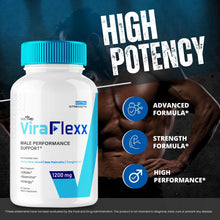 Load image into Gallery viewer, ViraFlexx for Men, ViraFlexx Male Enchantment - Maximum Performance, All Natural Dietary Supplement Extra Strength Pills, ViraFlexx Pro Supports Overall Health, Vira Flexx Reviews (60 Capsules)