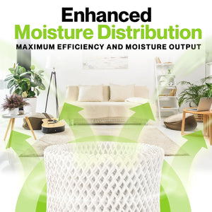 Durabasics 4 Pack of Premium Humidifier Filters Compatible with Honeywell Humidifier Filters HAC-504, HAC-504AW & Honeywell Filter A | Replacement for HCM 350 Filters & Cool Mist Humidifiers
