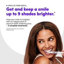 Load image into Gallery viewer, SmileDirectClub Teeth Whitening Kit - 8 1.4ml Gel Pens - Professional Strength Hydrogen Peroxide - Pain Free and Enamel Safe - Up to 9 Shades Whiter in 1 Week
