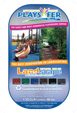 Load image into Gallery viewer, Playsafer Rubber Mulch Nuggets Protective Flooring for Playgrounds, Swing-Sets, Play Areas, and Landscaping (40 LBS - 1.55 CU. FT., Green)