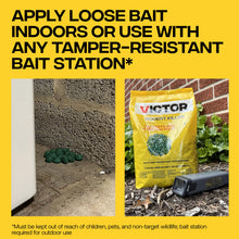 Load image into Gallery viewer, Victor Rat Poisoning for Inside &amp; Outdoor Use - Kills Rats, Mice, Meadow Voles | Mouse Poisoning for Indoor &amp; Outside Areas, Ready-to-Use, Yellow, M925, 4 lbs