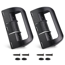 Load image into Gallery viewer, Camp&#39;N RV Refrigerator Door Latch - RV Fridge Door Latch with Screw Covers and Hardware - Made for Dometic Refrigerator Parts - Fits Camper, Trailer and Motorhome - Black 2 Pack