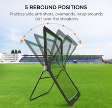 Load image into Gallery viewer, ZivPlay Lacrosse Rebounder for Backyard Lacrosse Bounce Back Net Volleyball Rebounder Net for Lax and Volleyball Practice Five Rebound Angles Includes Ball 7x4 ft