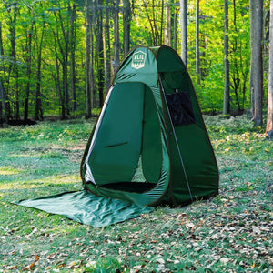 Pop Up Privacy Tent for Portable Toilet for Adults Camping Portable Toilet with Sensor Light Toilet Bags Poo Powder Porta Potty Chemicals