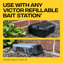 Load image into Gallery viewer, Victor Rat Poisoning for Inside &amp; Outdoor Use - Kills Rats, Mice, Meadow Voles | Mouse Poisoning for Indoor &amp; Outside Areas, Ready-to-Use, Yellow, M925, 4 lbs