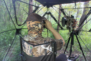 AUSCAMOTEK One Way See Through Camouflage Mesh Camo Netting Material for Hunting Ground Blind 5X13FT