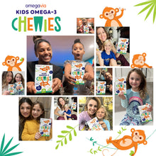 Load image into Gallery viewer, Omega 3 Gummies - Ultra-High DHA Chewable Gel Gummy - Omega 3 for Kids Supports Brain &amp; Eye Health - Sugar-Free Natural Fruit Flavor - Kids Omega 3 Fish Oil Gummies (30 Count)