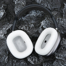 Load image into Gallery viewer, Lambskin Ear Pads for AirPods Max Headphones Sheepskin Leather Earpads Replacement with Memory Foam and Magnet Sweat Proof&amp; Excellent Noise Isolation White