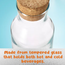 Load image into Gallery viewer, Ikea 365 (34 Oz) Clear Glass Carafe With Cork Stopper, Ideal For Hot and Cold Water Pitcher, Tea/Coffee Maker, Iced Tea, Beverage Pitcher As Well As for Serving Wine