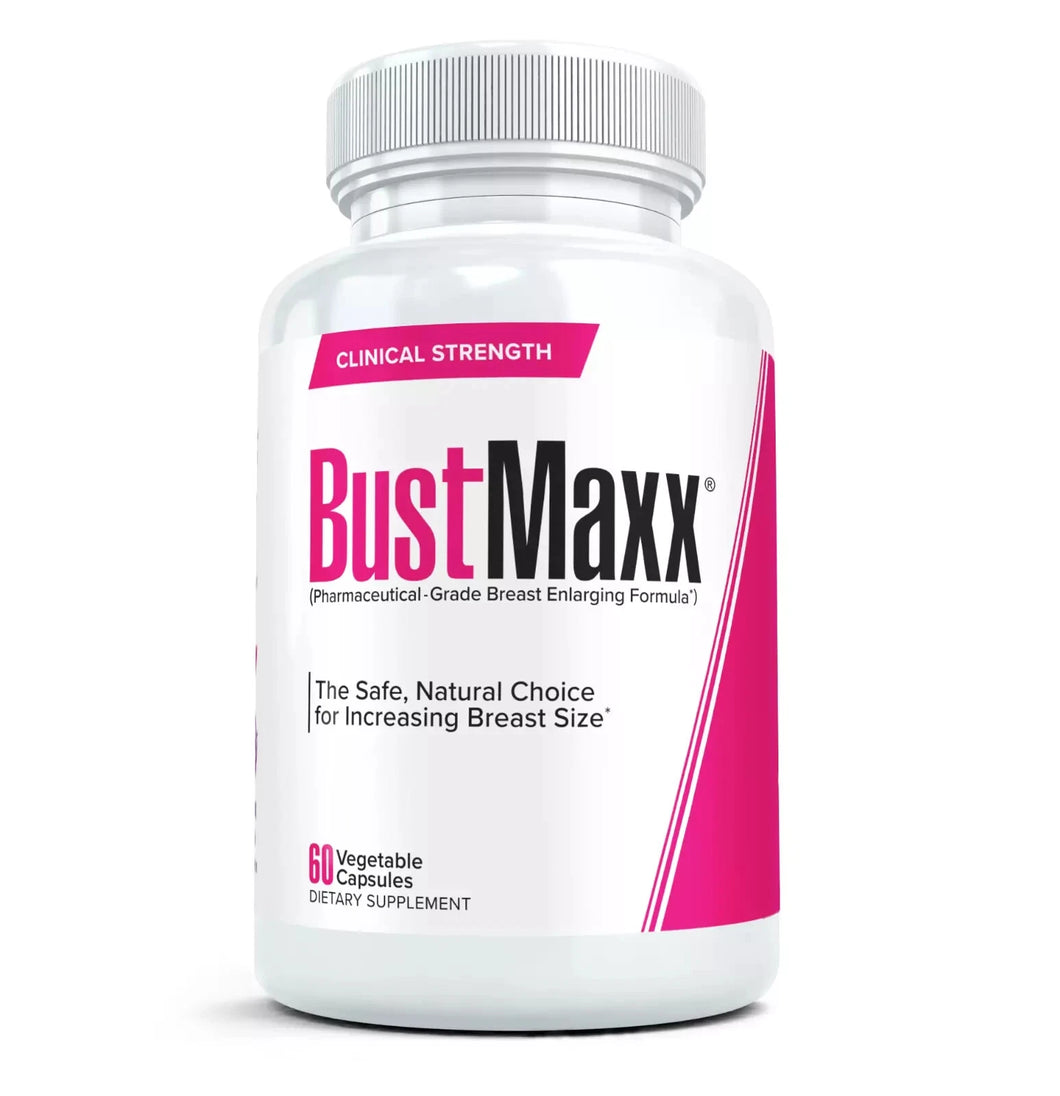 BUSTMAXX Clinical Strength Breast Augmentation Supplement, 60 Veggie Caps